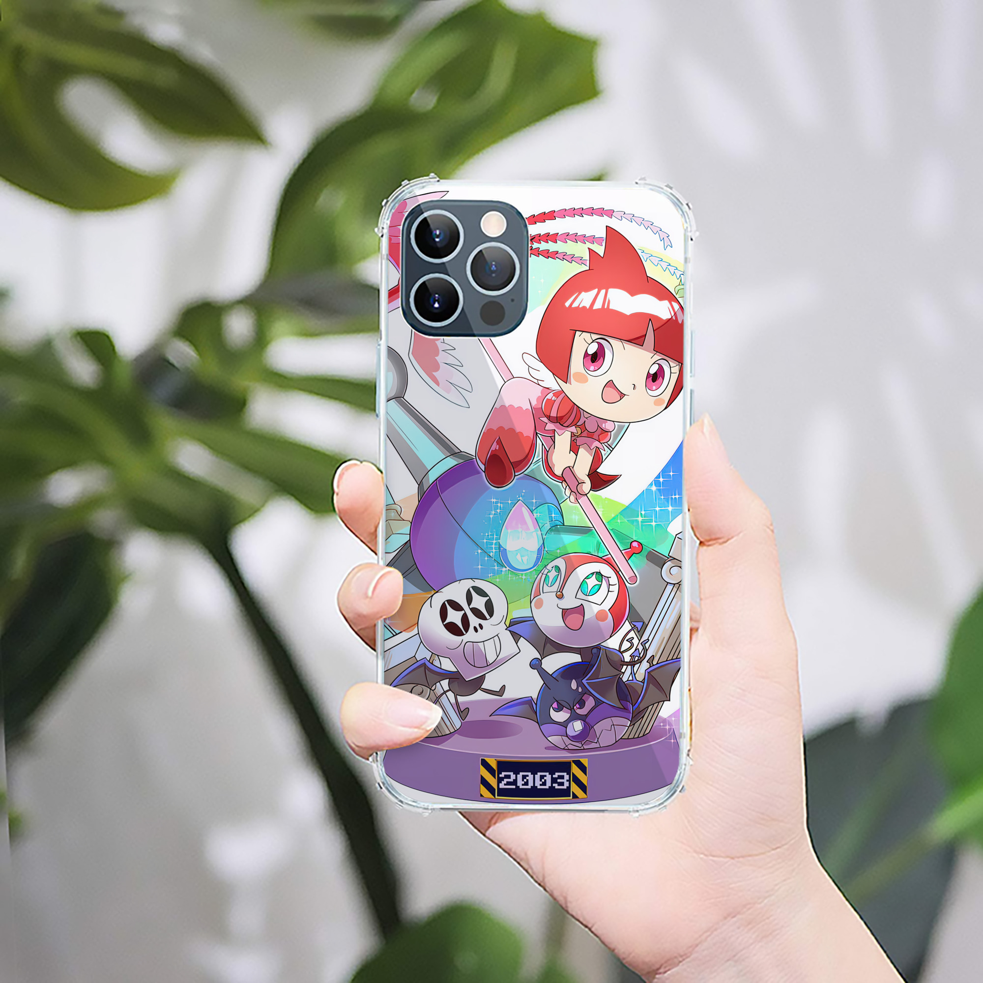 （画像用） アンパンマン Anpanman 【iPhone 12シリーズ対応】透明スマホケース（クリアソフトケース）